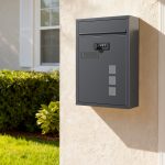 Terpo Poštni nabiralnik – Antracit, 215 × 84 × 320 mm Fasada, vrata, ograja