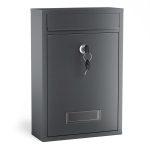 Terpo Poštni nabiralnik – Antracit, 216 × 85 × 320 mm Fasada, vrata, ograja