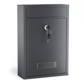 Terpo Poštni nabiralnik – Antracit, 216 × 85 × 320 mm Fasada, vrata, ograja
