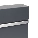 Terpo Poštni nabiralnik – Antracit, 370 × 111 × 370 mm Fasada, vrata, ograja