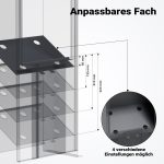 Terpo Poštni nabiralnik – Antracit, 420 × 240 × 1020 mm Fasada, vrata, ograja