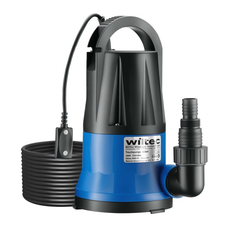 Terpo Potopna črpalka za umazano vodo 6000 l/h, 400 W – višina črpanja 7 m, IPX8