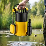 Terpo Potopna ploska črpalka 400 W – sesanje do 1 mm, višina 5 m