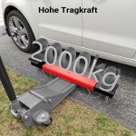 Terpo Prečka za dviganje osi do 2000 kg – nosilec za dvigalko z gumijastimi podložkami in nastavljivo širino