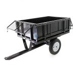 Terpo Prekucna prikolica za traktorsko kosilnico 300 kg, 166,5 × 77,5 × 106 cm, 440 l Vrtna oprema