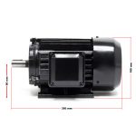 Terpo Profesionalni trifazni elektromotor 400 V 2,2 kW (3 KM), 2-polni, 2830 vrt/min, bakreno navitje, oblika B3 Motorji in pogoni