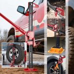 Terpo Profi komplet farm dvigalke 3000 kg za ekstremne uporabe – dvigalka s 135 cm dviga z vsemi adapterji in nosilcem za rezervno kolo