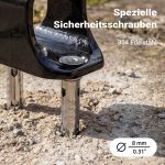Terpo Protivlomno sidro za kolo, motor in skuter 76x50x54 mm – jekleno stensko in talno sidro s priloženimi vijaki