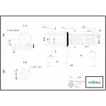 Terpo PTO adapterska puša 160 mm, 8–32 × 38 × 6 na 1 3/8″ Z21, št. 64601 Delavnica in orodje