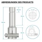 Terpo PTO adapterska puša 160 mm, 8–32 × 38 × 6 na 1 3/8″ Z21, št. 64585 Delavnica in orodje