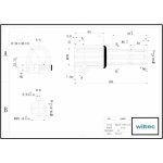 Terpo PTO adapterska puša 160 mm, 8–32 × 38 × 6 na 1 3/8″ Z6, št. 64600 Delavnica in orodje