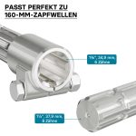 Terpo PTO-nastavek dolžine 160 mm, priključek 1 3/8″ z 6 utori, izvedba 64566 Delavnica in orodje