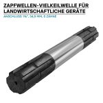 Terpo PTO profilna gred tip B2, 1 3/8″ Z6, dolžina 300 mm, kaljena Delavnica in orodje