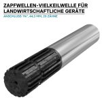 Terpo PTO profilna gred tip E1, 1 3/4″ Z20, dolžina 300 mm, kaljena Delavnica in orodje