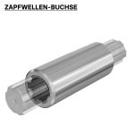 Terpo PTO utorna puša tip A, 1 1/8″ Z6, dolžina 100 mm, Ø 40 mm Delavnica in orodje