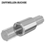 Terpo PTO utorna puša tip B, 1 3/8″ Z6, dolžina 80 mm, Ø 48 mm Delavnica in orodje