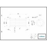 Terpo PTO utorna puša tip B, 1 3/8″ Z6, dolžina 80 mm, Ø 48 mm Delavnica in orodje