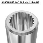 Terpo PTO utorna puša tip D, 1 3/8″ Z21, dolžina 65 mm, Ø 48 mm Delavnica in orodje