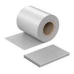 Terpo PVC trak za zasebnost ograje 35 m × 19 cm – siv, 20 sponk
