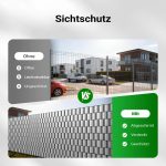 Terpo PVC trak za zasebnost ograje 35 m × 19 cm – siv, 20 sponk