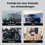 Terpo Rangirni plošči 2 kosa, nosilnost 680 kg na kos, jeklo – rangirna pomoč za avtomobile z vrtljivimi kolesci