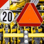 Terpo Reflektirajoča opozorilna tabla za počasna vozila do 40 km/h, trikotna, aluminij