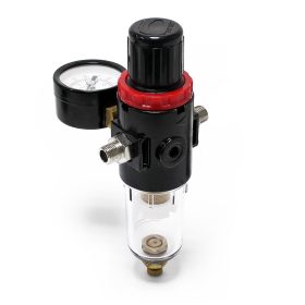 Terpo Regulator tlaka z vodnim separatorjem do 7 bar – 1/4″ in 1/8″ Airbrush