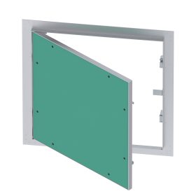Terpo Revizijska loputa 40 × 40 cm – aluminijast okvir in vložek mavčne plošče 12,5 mm Gradbeni materiali in pripomočki