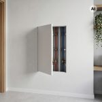 Terpo Revizijska loputa 40 × 60 cm – aluminijast okvir in vložek mavčne plošče 12,5 mm Gradbeni materiali in pripomočki