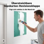 Terpo Revizijska loputa 40 × 60 cm – aluminijast okvir in vložek mavčne plošče 12,5 mm Gradbeni materiali in pripomočki