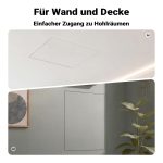 Terpo Revizijska loputa 40 × 60 cm – aluminijast okvir in vložek mavčne plošče 12,5 mm Gradbeni materiali in pripomočki