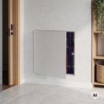 Terpo Revizijska loputa 60 × 60 cm – aluminijast okvir in vložek mavčne plošče 12,5 mm Gradbeni materiali in pripomočki