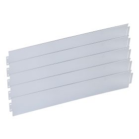 Terpo Robnik za trato 10 m – komplet 10 pocinkanih jeklenih elementov 100 × 14 cm