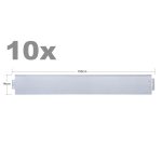 Terpo Robnik za trato 10 m – komplet 10 pocinkanih jeklenih elementov 100 × 14 cm