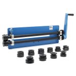 Terpo Ročni stroj za izdelavo utorov v pločevini, pritrditev v delavniški primež, aluminij do 1,8 mm, jeklo do 1,2 mm Delavnica in orodje