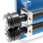 Terpo Ročni stroj za izdelavo utorov v pločevini, pritrditev v delavniški primež, aluminij do 1,8 mm, jeklo do 1,2 mm Delavnica in orodje