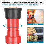 Terpo Ročnična šoba 38,1 mm (1,5 palca) za gasilsko cev – do 300 l/min, 7 bar