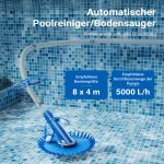 Terpo Samodejni sesalnik za dno bazena 5000 l/h z 12 cevmi – priključek Ø 38 mm