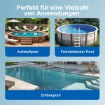 Terpo Samodejni sesalnik za dno bazena 5000 l/h z 12 cevmi – priključek Ø 38 mm