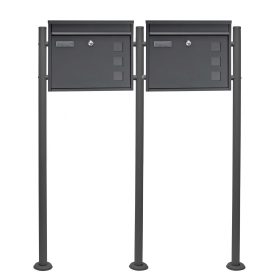 Terpo Samostoječi poštni nabiralnik – Antracit, 1000 × 150 × 1200 mm Fasada, vrata, ograja