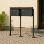 Terpo Samostoječi poštni nabiralnik – Antracit, 1000 × 150 × 1200 mm Fasada, vrata, ograja