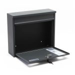 Terpo Samostoječi poštni nabiralnik – Antracit, 1000 × 150 × 1200 mm Fasada, vrata, ograja