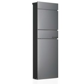 Terpo Samostoječi poštni nabiralnik – Antracit, 395 × 142 × 1150 mm Fasada, vrata, ograja