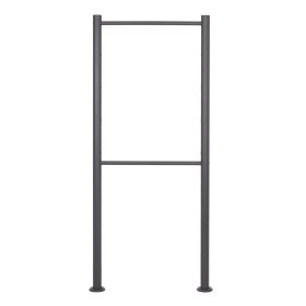 Terpo Samostoječi poštni nabiralnik – Antracit, 700 × 50 × 1703 mm Fasada, vrata, ograja