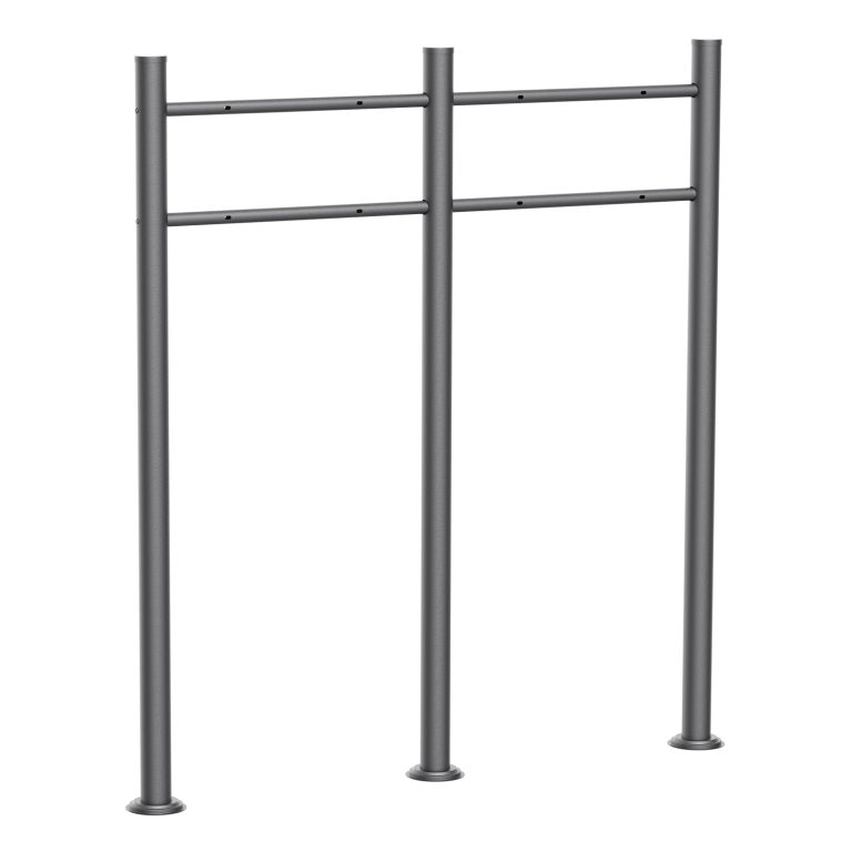 Terpo Samostoječi poštni nabiralnik – Antracit, 850 × 90 × 1200 mm Fasada, vrata, ograja
