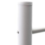 Terpo Samostoječi sklop 4 poštnih predalov, bel, 270 × 513 × 1500 mm, pocinkano jeklo Fasada, vrata, ograja