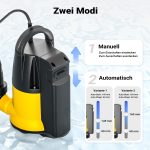 Terpo Potopna črpalka za umazano vodo 7000 l/h, 400 W – delci do Ø 5 mm