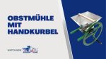 Terpo Set stiskalnica za sadje 12 l iz bukovega lesa in mlin za sadje s 7 l lijakom – za izdelavo soka, vina in drozge Stiskalnice in drobilniki sadja