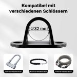 Terpo Sidro proti kraji tip 01, jeklo, 100x50x50 mm – stensko in talno sidro za motor in kolo