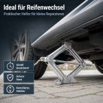 Terpo Škarjasta dvigalka 1 t iz jekla – dvig 90–315 mm za osebna vozila in terence